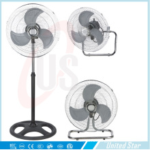 18inch 3 in 1 Electric Stand Industrial Fan Table Fan Wall Fan Ussf-724